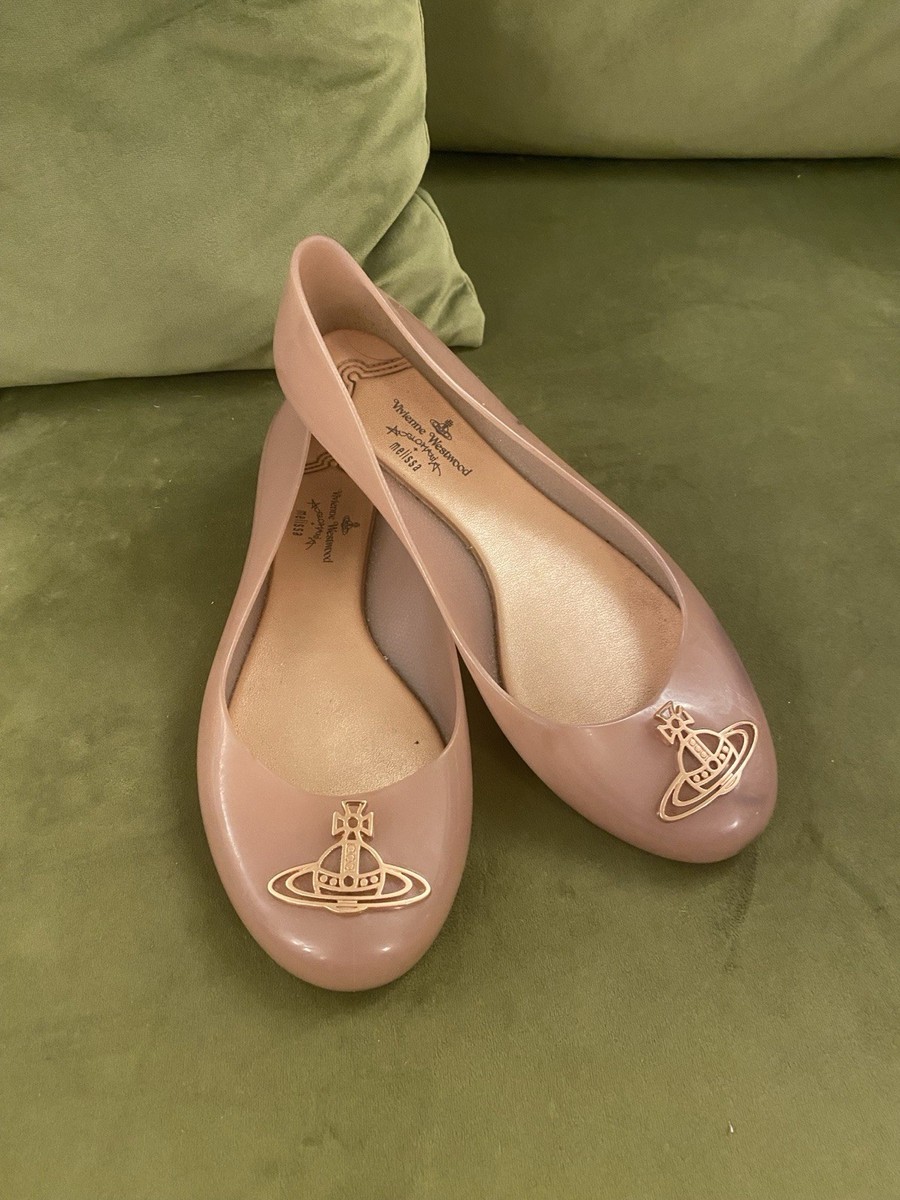 Vivienne Westwood✖️Melissa フラットシューズ Vivienne Westwood Anglomania Melissa Flat Ballet Shoes | eBay UK