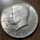 1964-D  Kennedy Silver Half Dollar 90% Silver GEM AU ABOUT UNCIRCULATED S26