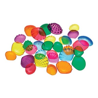 EDX Education Co Transparent Tactile Shells - 108 Pieces