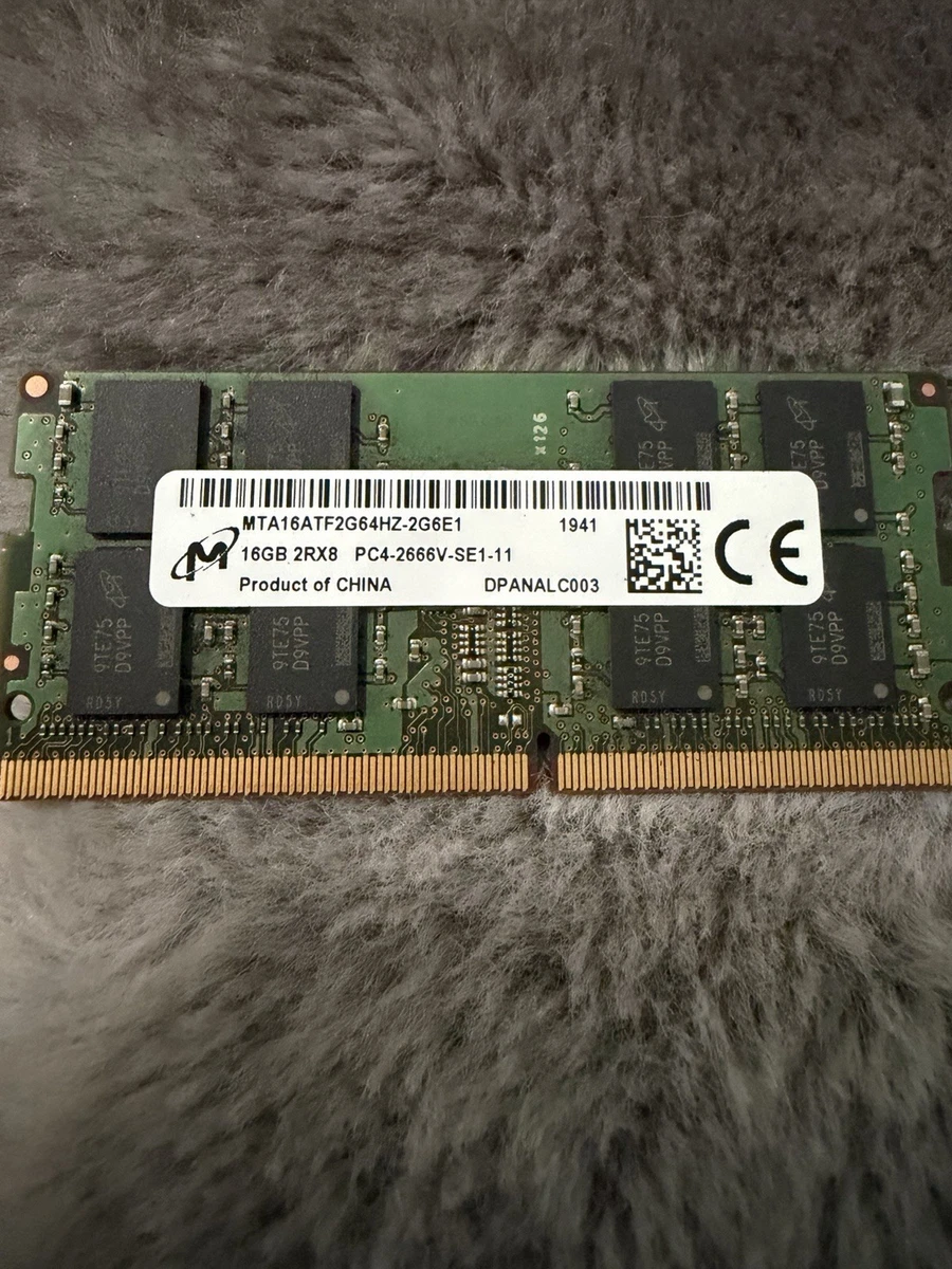 Micron Computer PC4-21300 (DDR4-2666) Bus Speed Memory (RAM) for