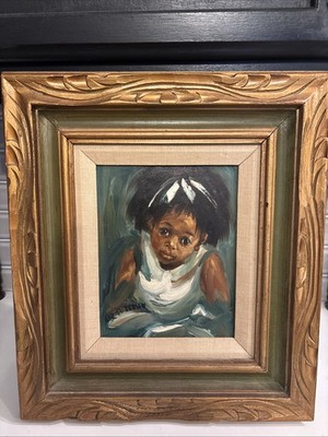 Oil Portrait of Girl With Ribbon  Original Painting, Artist Elizabeth M Petersen