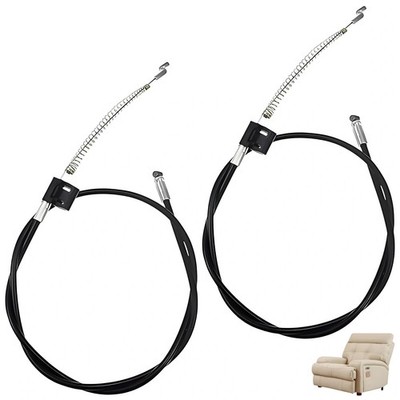JIESHEPR 2 Stück Relaxsessel Kabel Ersatz mit Metallzug Nr., schwarz 