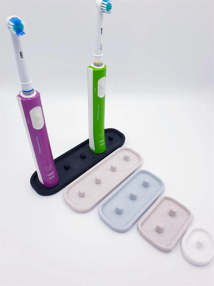 TOOLBUYER Oral-B Toothbrush Stand Holder Freestanding Fits 1–5 Braun Handles & 4 Colours