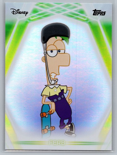 Ferb [Foilfractor] #2 2026 Topps Disney Neon card