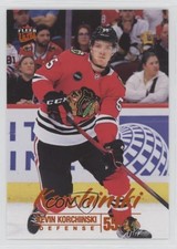 2024-25 Upper Deck Fleer Ultra Orange Foil 7/25 Kevin Korchinski #89 0ba9