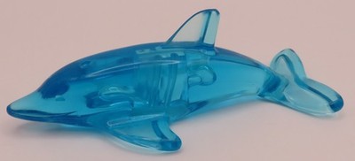 LEGO: Delfin (Dolphin with Abnormal Connection) Trans-Light Blue 6228c