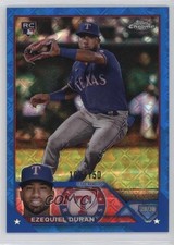2023 Topps Chrome Logofractor Edition Blue Refractor 107/150 Ezequiel Duran 0j53