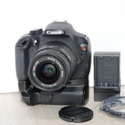 Canon EOS Rebel T5 18 MP DSLR Camera Kit W 28-80mm Lens *TESTED*