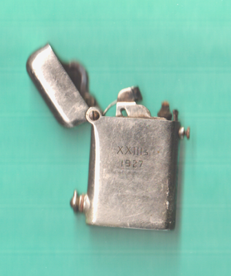 ANTIQUE THORENS SWISS MADE CIGARETTE LIGHTER U.S.A.PAT.1914 & 1920 XXIII5  1927