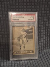 Walter Johnson Cards and Autograph Guide 15