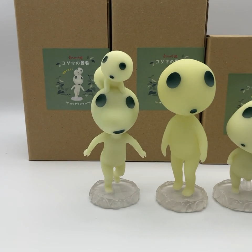 Studio Ghibli Princess Mononoke KODAMA Figure Complete set of 4