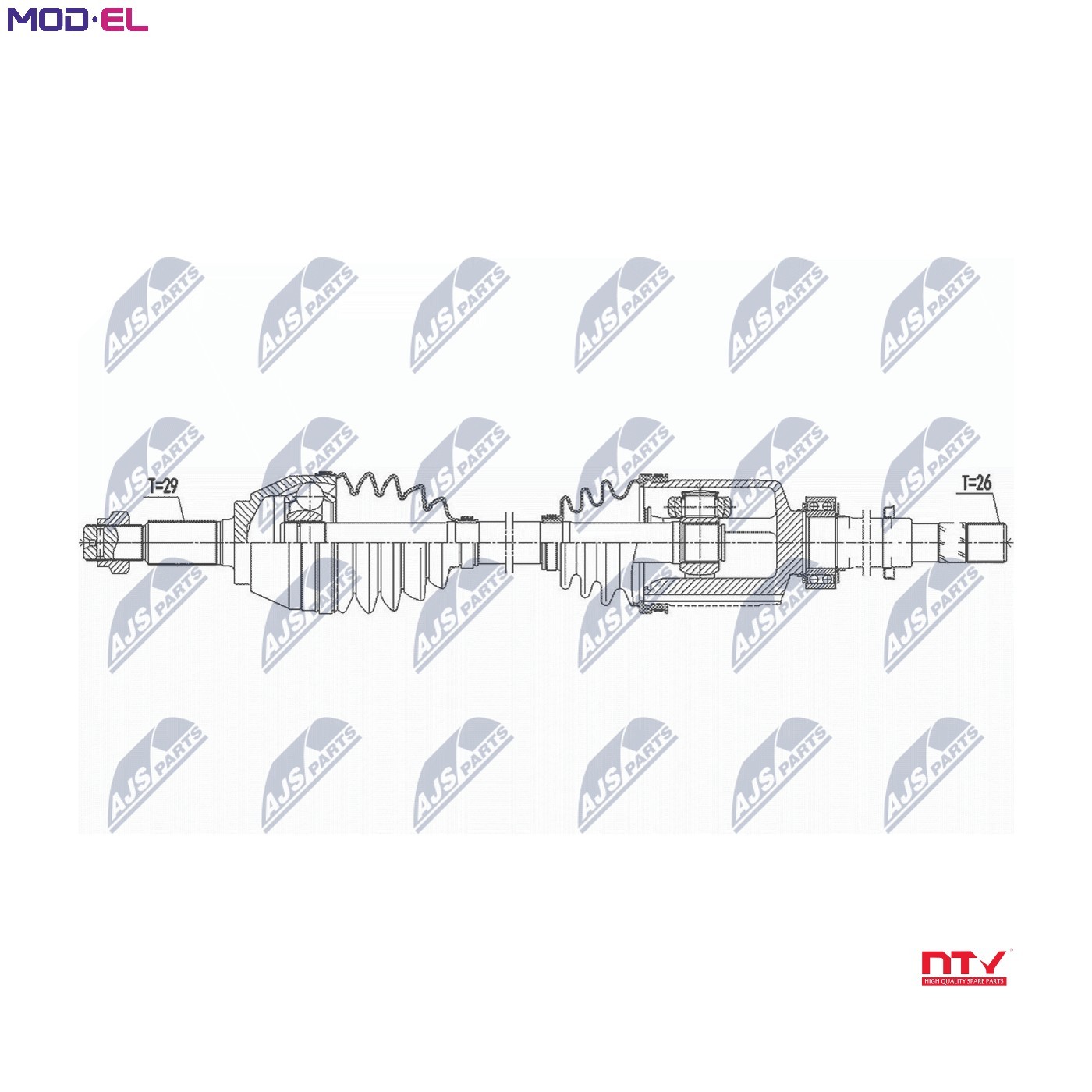N.T.Y. NPW-NS-092.NTY Drive Shaft for NISSAN - Image 6