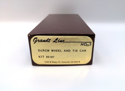 Grandt Line Hon3 D&rgw Wheel & Tie Car 5187 for sale online | eBay