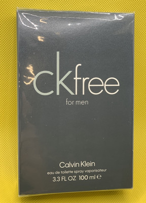CK Free by Calvin Klein for Men 3.3 oz Eau de Toilette Spray NEW 100% AUTHENTIC