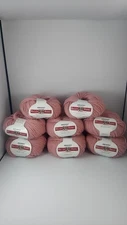 Amherst by Valley Yarns 100% Merino Wool 50 Grams Powder Pink Lot Of 8