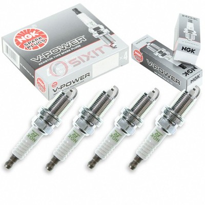 4-New NGK V-Power Copper Spark Plugs ZFR5F11 #2262