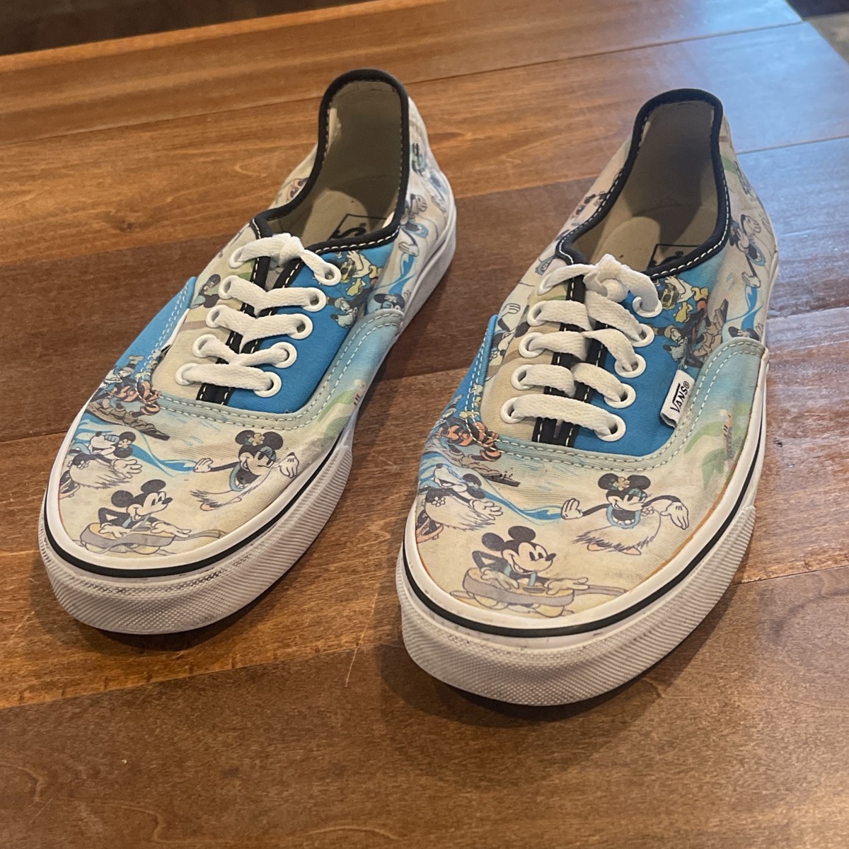 Vans Disney Aloha Mickey Minnie M 10 W 13 Hawaii Hula Summer Shoes Vans X Disney Mickey Minnie Goofy Hawaii Aloha Tropical Low  main image 4