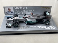 Mercedes F1 W03 Michael Schumacher 2012 Belgium Spa 300th GP 1/43 Minichamps