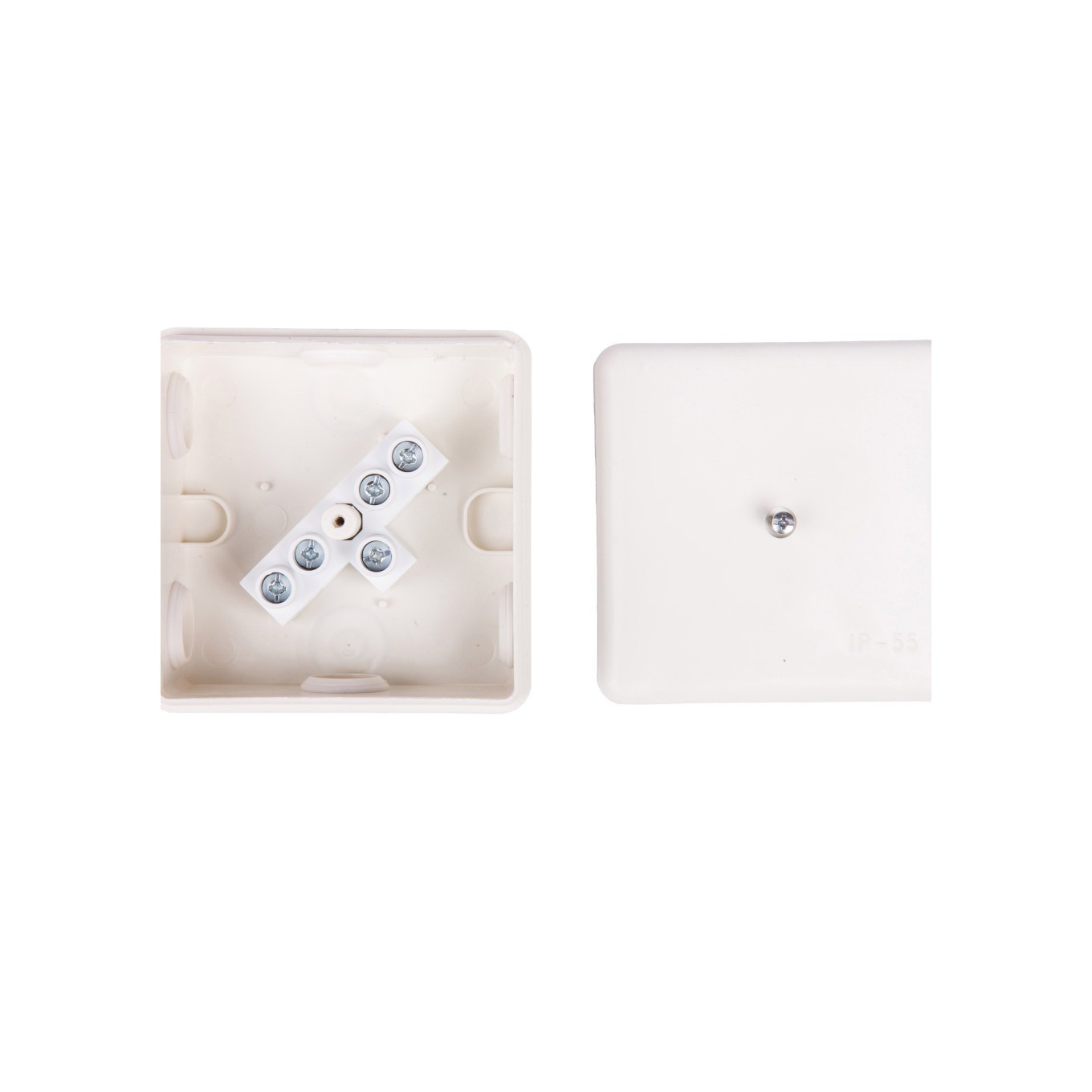 Airtight Can N/T 86x86x39mm with Clamp EP-LUX 0226-01