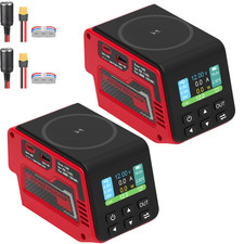 2-Pack 300W Power Regulator Compatible with Milwaukee 18V Battery, DC 2-30V