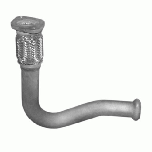 Tuyau avant en acier aluminé pour Renault Clio II et Kangoo 1.9 D