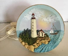 Sandy Hook New Jersey Light Up Lighthouse Used AJ