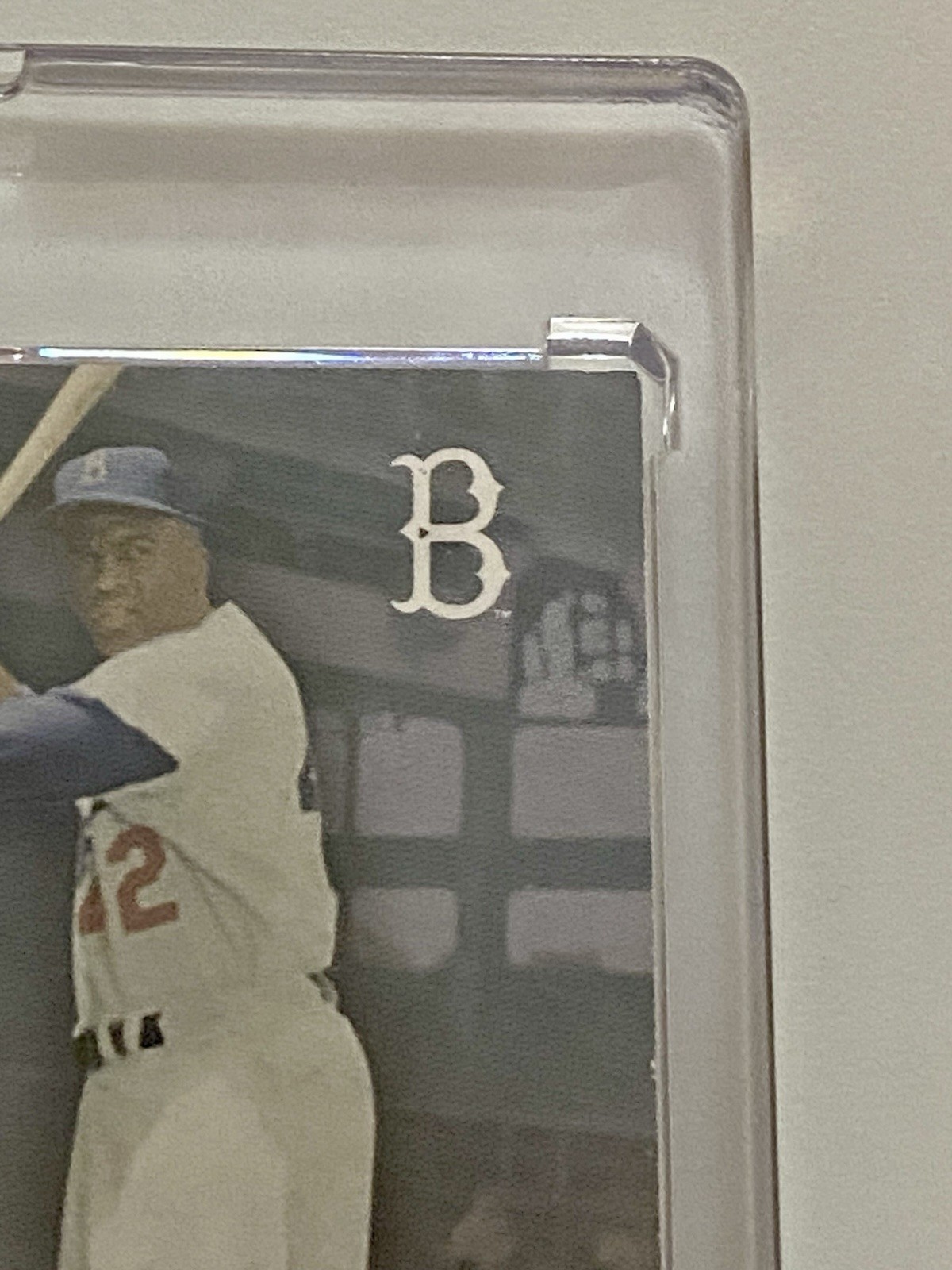 2009 Topps Sterling Jackie Robinson 1949 MVP Jersey Bat Game Used SP Card /10 view 4