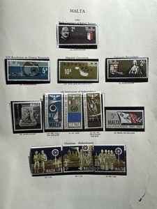Malta MNH Sets Between Years 1966-69 & MH Christmas 1964