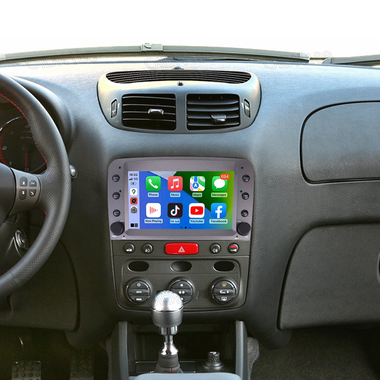 Autoradio 2+64G CarPlay Android15 per Alfa Romeo 147 / GT 2005-2014 GPS RDS +KAM foto 3