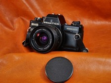 #4330 Praktica BMS Electronic + Carl Zeiss Jena P 28mm f2.8 35mm SLR Film Camera