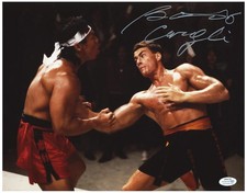 Bolo Yeung Bloodsport Signed Autographed 11x14 Photo ACOA