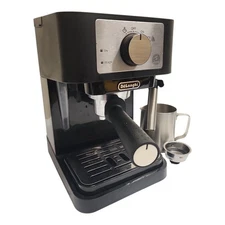 DeLonghi  Espresso Machine EC260BK Manual Latte Cappuccino Maker Frother Black