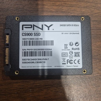 PNY CS900 SSD7CS900240RB 240 GB SATA III 2.5 in Solid State Drive
