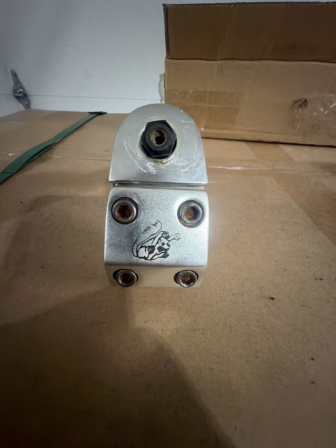 Vintage Mongoose BMX Quill Stem with Mongoose Logo