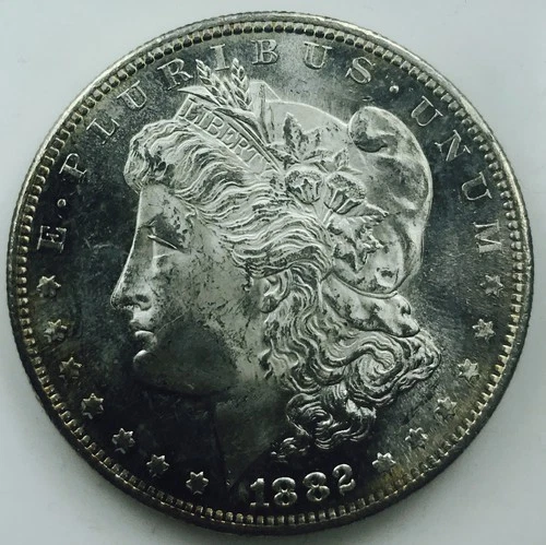 1882 S MORGAN DOLLAR! GEM BU+++! DMPL! GORGEOUS! STUNNING! UNREAL! NR #P1657