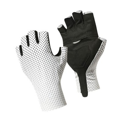 Quick Drying Breathable Sports Glove Sun Protections Fingerless Cycling Glove