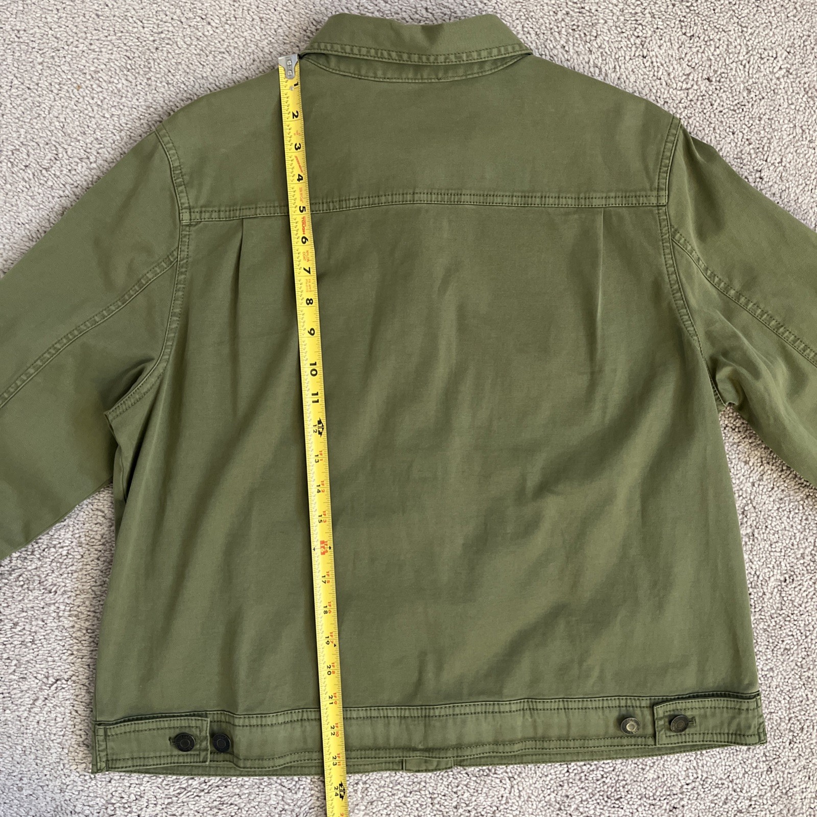 Pendleton Olive Green Cotton Chore Jacket Utility… - image 6