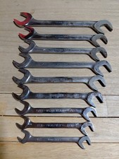 Snap On 4 Way Angle Head Open-end Wrench Set Sae 1 18-12 9 Total