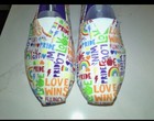 women's Toms Unity Gay Pride shoes flats size 9 near-perfect condition low shpng — photo 1