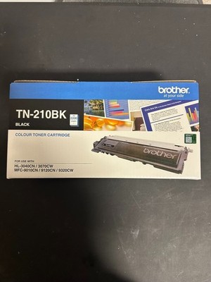 Genuine Brother TN 210 BK Black Toner Printer Cartridge