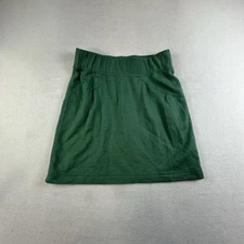 Ibex Skirt Womens Extra Small Green Merino Wool Midi Pull On Lightweight Nature