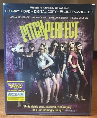 PITCH PERFECT (Blu-ray, DVD, Digital 2012) SEALED Brand New With Slipcover