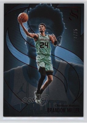 2024-25 Panini Silhouette Red 67/75 Brandon Miller #4 15sx