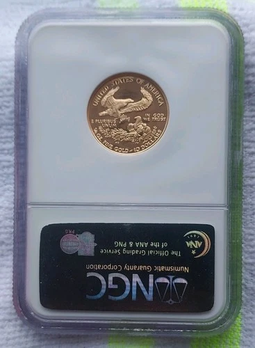 2001 West Point 1/4 oz Gold Eagle NGC PF 69 Ultra Cameo Look-up NGC #1867867011