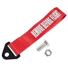 Racing Strap Red High Strength Strap Universal Cars Set Belt Nylon Strap Tow