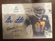 2018 Panini Luminance - Geno Atkins ( Bengals ) #SS-GA Spotlight Auto Gold /25