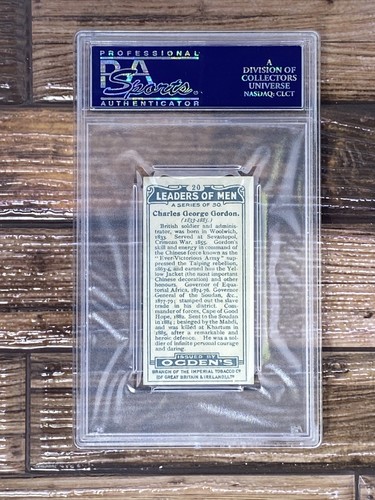 1924 Ogden's Leaders Of Men Charles G. Gordon #20 PSA 4 - Picture 2 of 2
