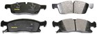 Disc Brake Pad Set-Total Solution Semi-Metallic Brake Pads Front Monroe DX1455