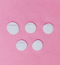 5 Felt Circle Pacifier Pockets For Making Reversible Magnetic Reborn Pacifiers 