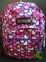 Jansport Trans Supermax Backpack Pink Hearts Book Bag Girls School Pack Jansport Trans Supermax Backpack Pink Hearts Book Bag Girls School Pack